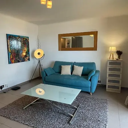 Fully Equipped Beachfront In The Heart Of The Center Bd Leclerc 아파트